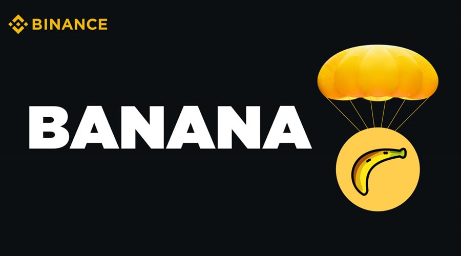 بنانا گان در لیست ایردراپ بایننس! توکن BANANA در آستانه انفجار قیمتی است؟