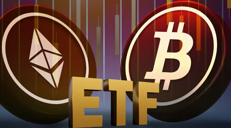 هفته‌ای متفاوت برای صندوق‌های ETF؛ بیت‌کوین در صدر، اتریوم تحت فشار!