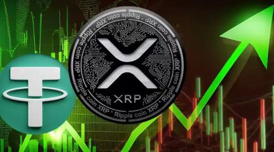 قدرت‌نمایی ریپل در بازار کریپتو؛ تتر از جمع ۳ رمزارز برتر خارج شد!