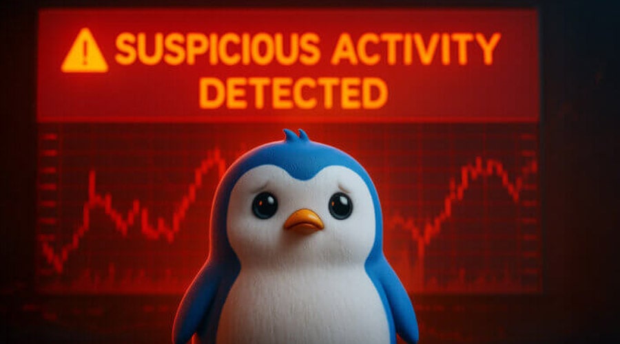 تحرکات مشکوک تیم پاجی پنگوئنز؛ ۲ میلیارد توکن PENGU به صرافی‌ها واریز شد!