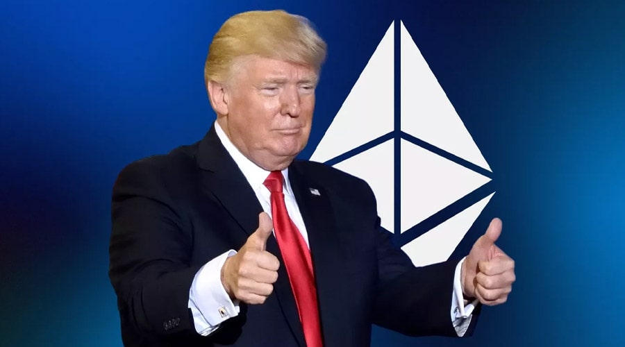 انباشت ۱۳ میلیون دلار اتریوم توسط ترامپ؛ تقاضا برای ETH بالا گرفت!