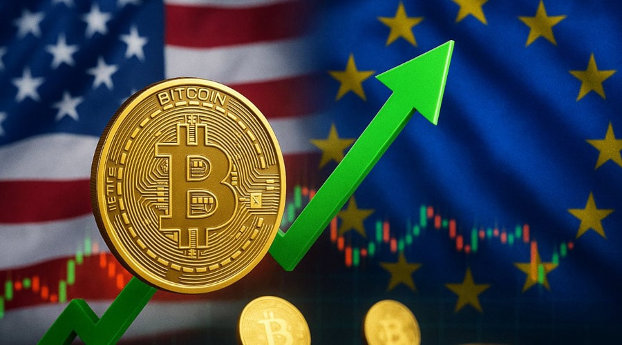 توافق تاریخی آمریکا و اروپا بر سر تعرفه‌های جدید؛ بازار کریپتو نفس تازه کرد!