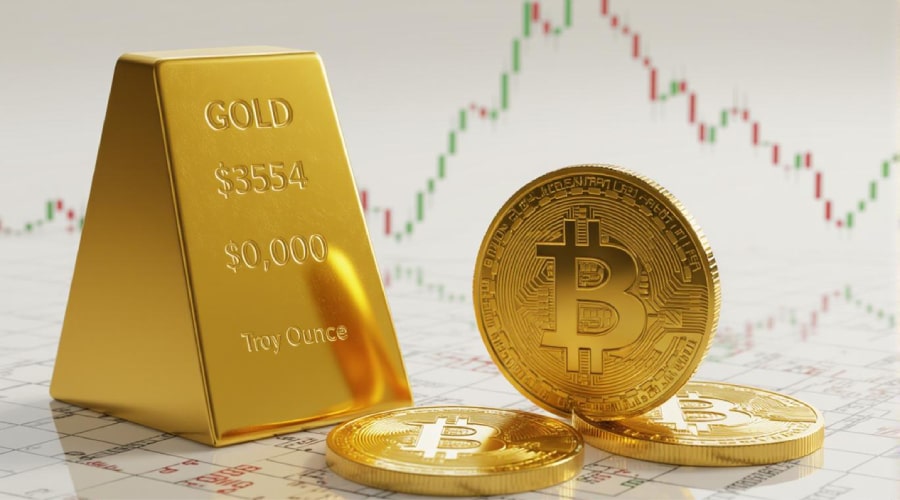 مقایسه الگوهای قیمت بیت‌کوین و طلا؛ رالی بعدی BTC کی شروع می‌شود؟