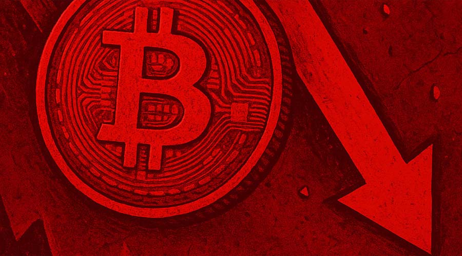 چرا قیمت بیت کوین امروز در حال سقوط است؟