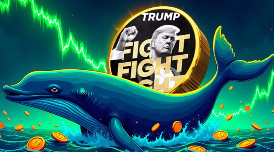 هجوم ناگهانی نهنگ‌ها به بازار میم‌کوین ترامپ! علت جهش ۳۰ درصدی TRUMP چیست؟