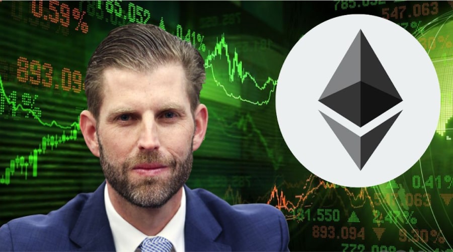 حمایت اریک ترامپ از اتریوم و ریپل؛ ETH سوخت سیستم‌های مالی لقب گرفت!