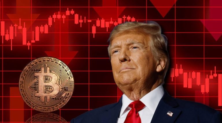 ترامپ دوباره بازار کریپتو را به خاک و خون کشید؛ تهدید جدید با تعرفه ۱۵۵ درصدی!