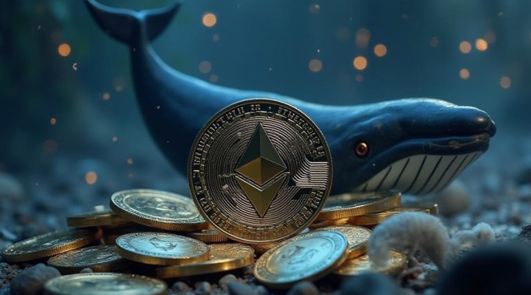 بازگشت اتریوم به مسیر صعود؟ نهنگ ۱۰ ساله ۱۲۰ میلیون دلار ETH را استیک کرد!